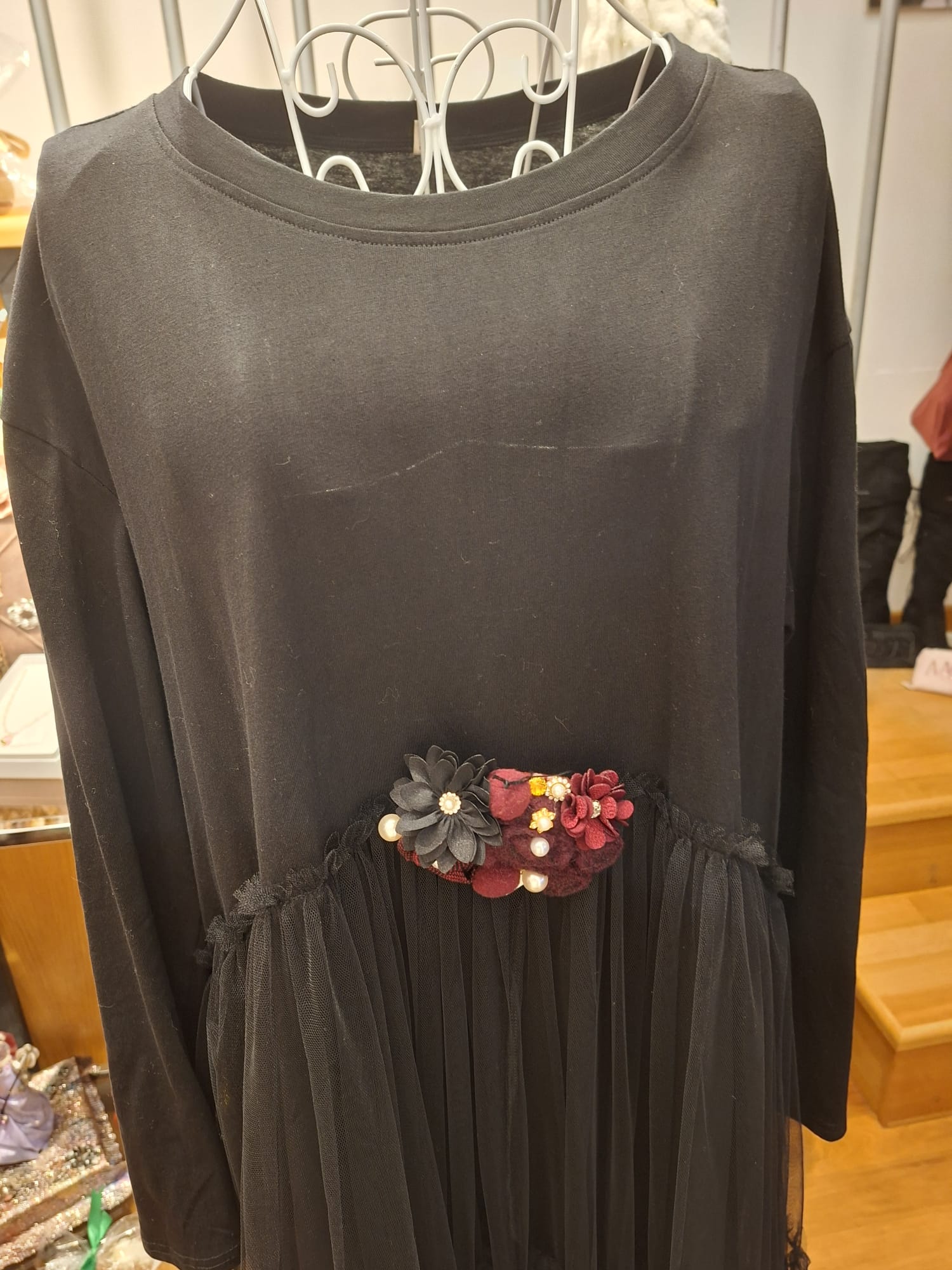 Vestito nero in tulle – Handmade - immagine 6